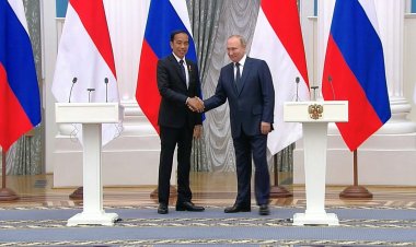 Vladimir Putin met indonesian president