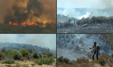 Morocco firefighters battle infernos as villagers flee