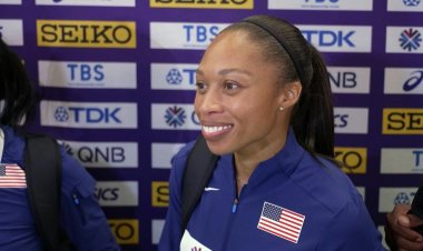 Felix wins 19th world medal, Kerley scorches 100m heats