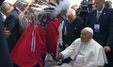 Pope arrives in Canada to make amends for Indigenous school abuse