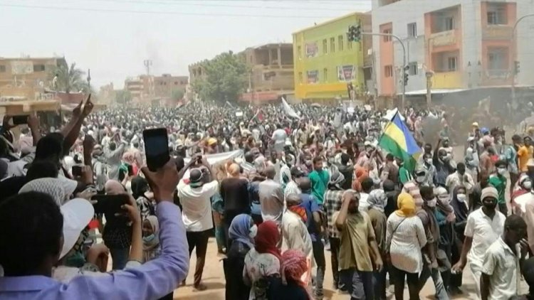 Seven anti-coup protesters killed in Sudan mass rallies