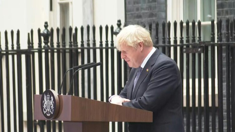 UK PM Johnson steps down as Conservative leader