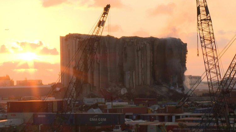 Fires at Beirut silos spark memory of deadly port blast