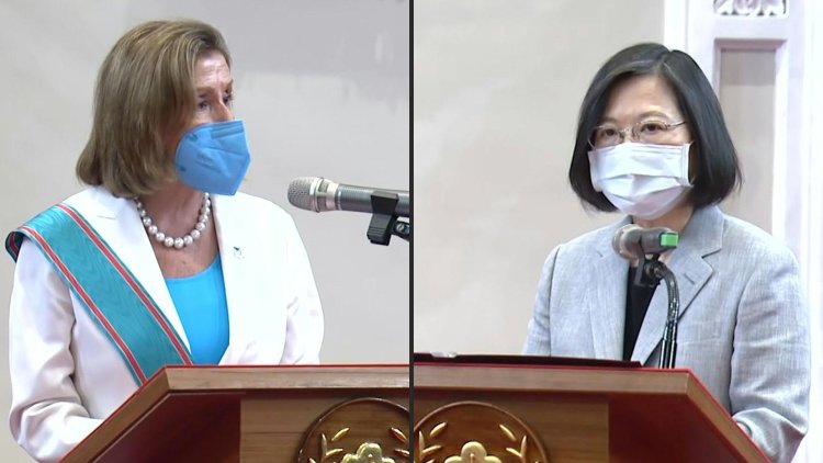 Nancy Pelosi arrived in Taiwan