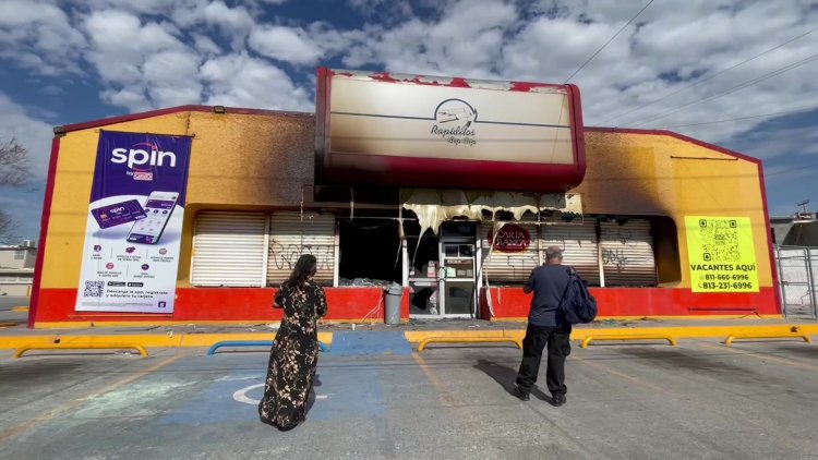 Mexican border city violence leaves 11 dead, shops burned