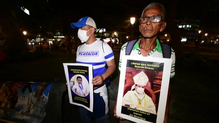 Nicaragua detains dissident bishop for 'provocative' activities