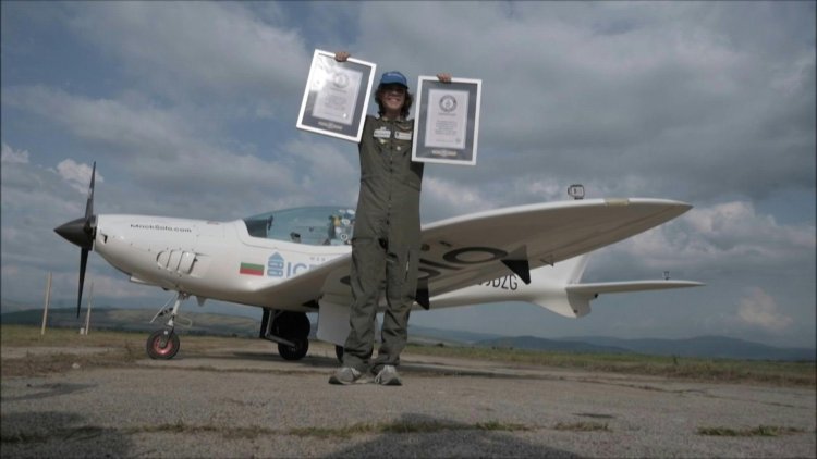 British-Belgian teen becomes youngest round-the-world solo flier