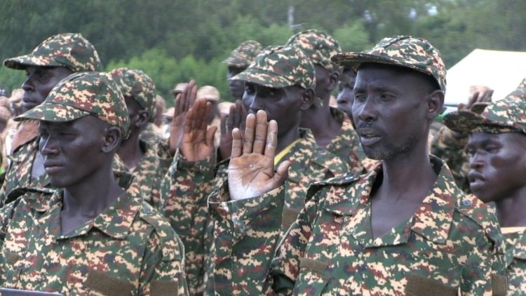 South Sudan's former rebels join unified army