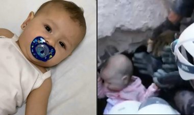 'Miracle' in Jordan as baby pulled alive from collapsed building