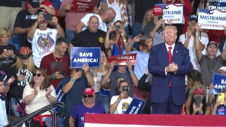 Trump brands Biden 'enemy of the state' at Pennsylvania rally