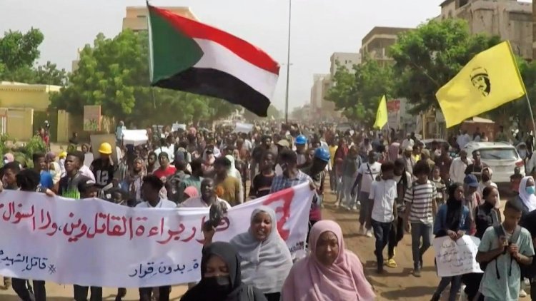 Thousands protest military coup in Sudan