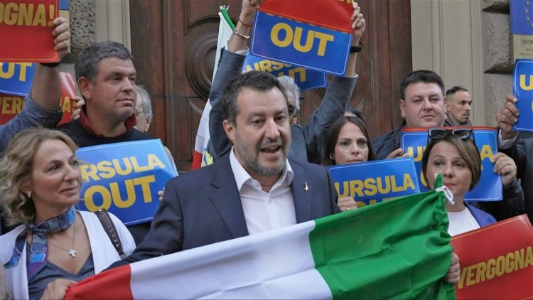 Italy's Salvini rails against EU chief 'threats'