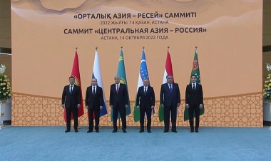 Leaders in plenary session of Russia-Central Asia summit