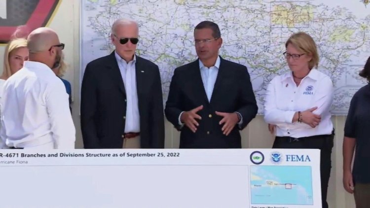 Biden tells storm-hit Puerto Rico: 'America's with you'