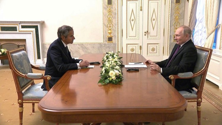 IAEA chief Grossi meets with Russian President Putin