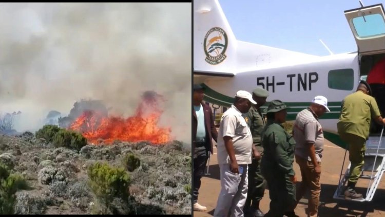 Tanzania mobilises to contain fire on Kilimanjaro