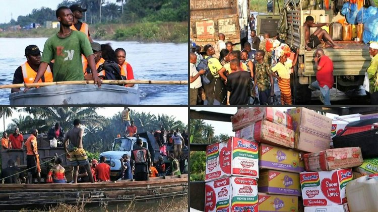 Aid slowly reaches Nigerian flood victims