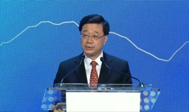 'Law and order returned' Hong Kong's US-sanctioned leader tells bankers