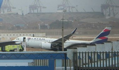 Two firefighters killed in Peru as plane hits airport fire truck