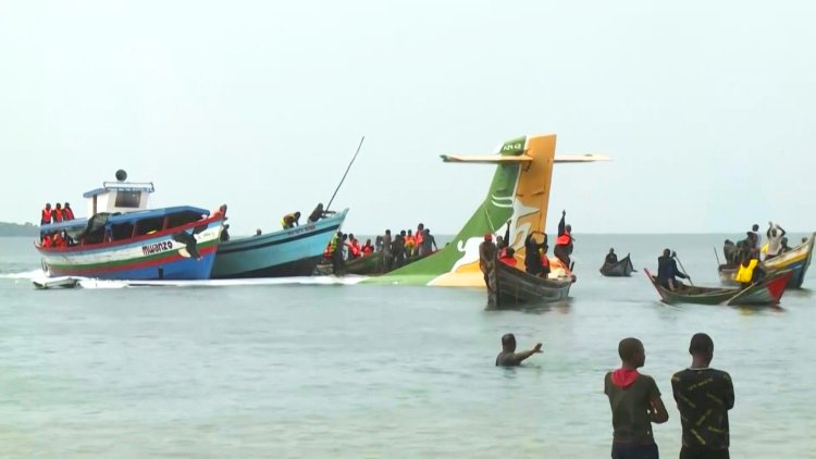 Plane plunges into Lake Victoria in Tanzania