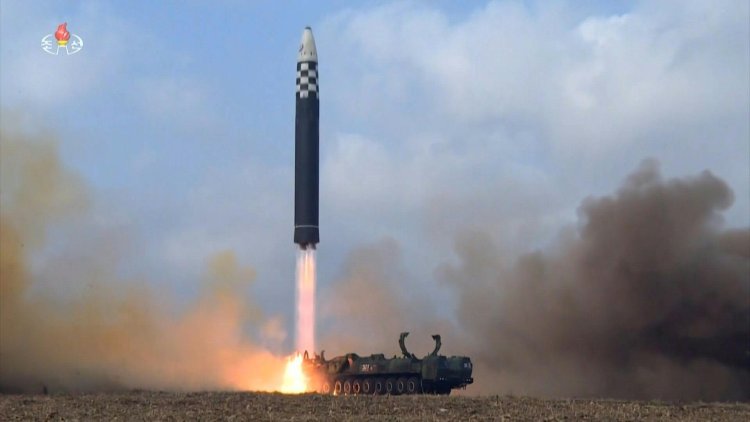 Kim oversees North Korean ICBM launch