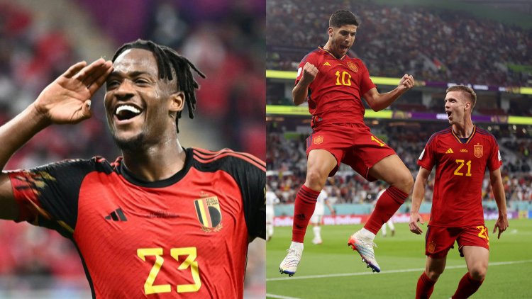 Spain and Belgium won against their opponents