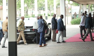 S.Africa's beleaguered Ramaphosa in talks