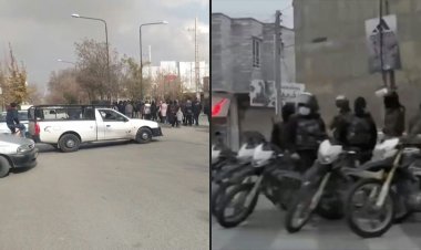 Iran youths rally and workers strike on Students' Day