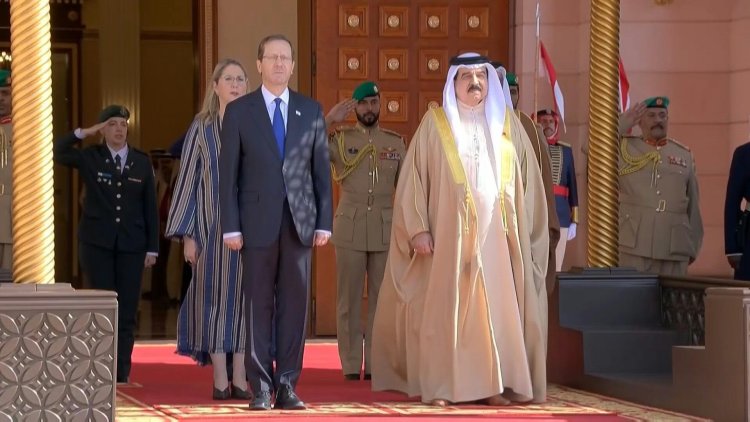 Herzog becomes first Israeli president to visit Bahrain