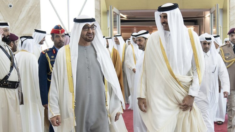 UAE leader visits Qatar for first time since blockade