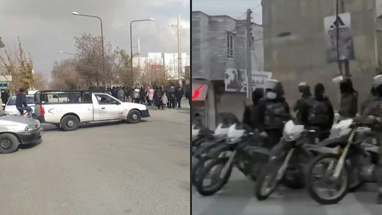 Iran youths rally and workers strike on Students' Day