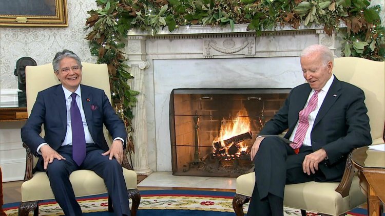 Biden hosts Ecuador president at the White House
