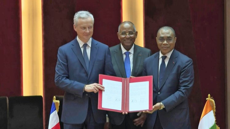 French signs major infrastructure agreement with Abidjan