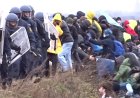Violent clashes between police and anti-coal demonstrators