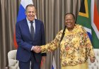 Russian FM Lavrov arrives for talks in South Africa