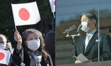Japan emperor makes first public new year's appearance since 2020