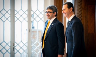 Syrian President Bashar al-Assad receives UAE FM in Damascus