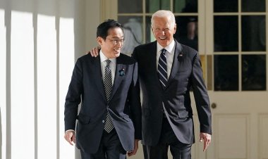 Biden, Kishida tout more muscular Japanese military role