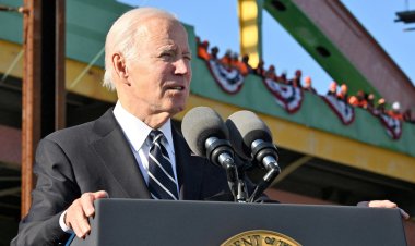 Biden touts infrastructure plan during visit to Baltimore train tunnel