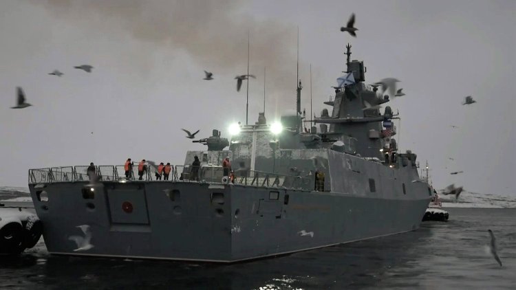 Putin sends missile ship to train in Atlantic