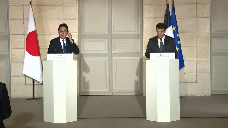 Japan, France vow more security cooperation in Asia-Pacific