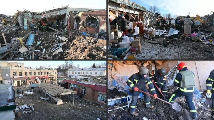 Russian strike on east Ukraine market kills two