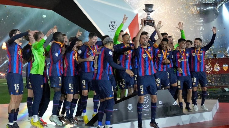 Barcelona champions Spanish Super Cup