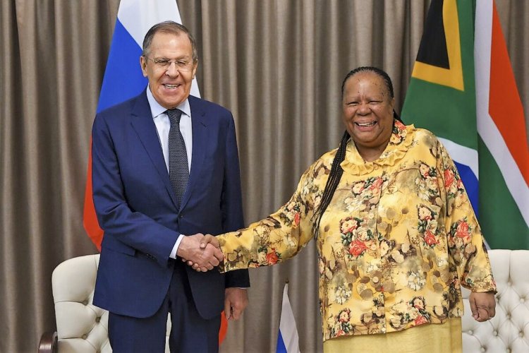 Russian FM Lavrov arrives for talks in South Africa