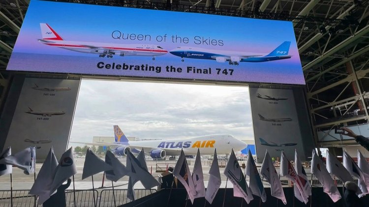 Boeing celebrates 747 at final commercial delivery of 'jumbo jet'