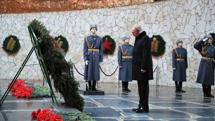 Putin in WWII commemoration