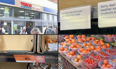 Some UK supermarkets limit fruit and veg sales