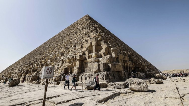 Egypt unveils hidden corridor in Giza pyramid