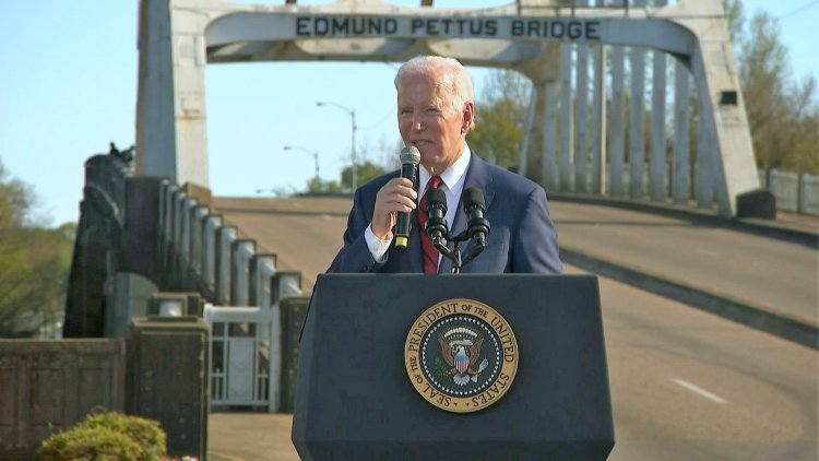 In Selma, Biden says US must face 'the good, the bad' of its history