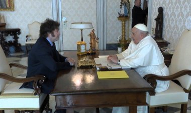 Pope Francis Meets Argentina's President